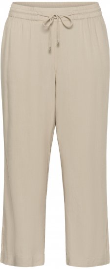 Kaffe Curve Mille Wide Pants Feather Grey - Pantalons en tissu - 