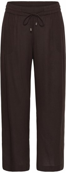 Kaffe Curve Mille Wide Pants Coffee Brown - Pantalons en tissu - 