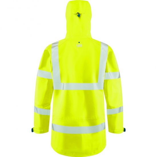 Leo Marisco LTEC 20K High Performance Breathable Waterproof Hi-Vis Yellow - Vêtements de travail - Vêtements de travail grandes tailles