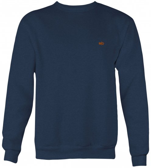 Motley Denim Oslo Sweatshirt Dark Indigo - Sweatshirts & hoodies - Sweatshirts/Hoodies grande taille homme