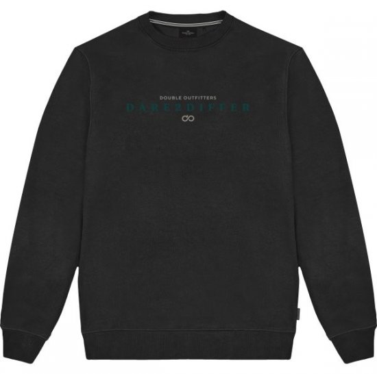 Double Outfitters MTOP-1151 Sweat-shirt Noir - Sweatshirts & hoodies - Sweatshirts/Hoodies grande taille homme