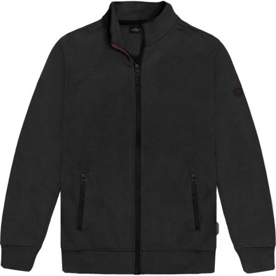 Double Outfitters MTOP-1158 Veste sweat zippée Noir - Sweatshirts & hoodies - Sweatshirts/Hoodies grande taille homme
