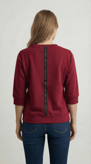 Nora Mikken GELINA Sweater Burgundy - VÊTEMENTS FEMME XS-XXL - 