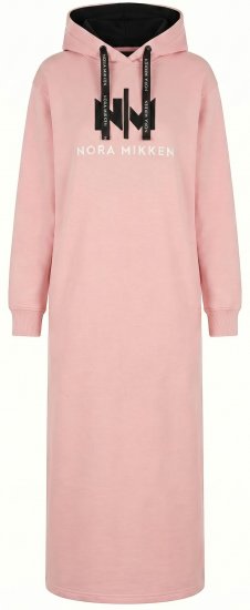 Nora Mikken MARI Maxi Hoodie Dress Peach Whip - VÊTEMENTS FEMME XS-XXL - 