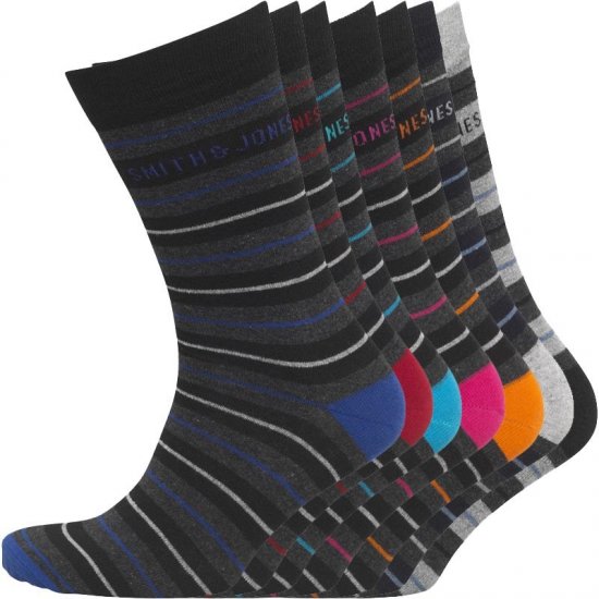 Smith & Jones Orkney 7-pack Socks - Sous-vêtements & bain - Sous-vêtements Grande Taille