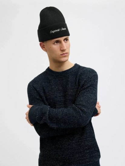 Jack & Jones Norrebro Bonnet Noir - Bonnets - 