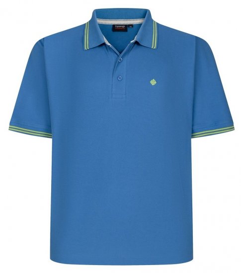 Espionage P232 Polo pique turq/lime - Polos - Polos homme grande taille