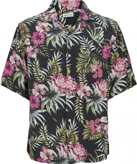 Jack & Jones JJEJEFF RESORT SHIRT Pink Nectar - Chemises - Chemises Grandes Tailles Hommes