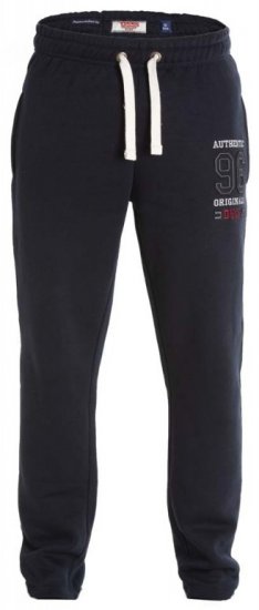 D555 Portland Sweatpants Navy - Pantalons/shorts de survêtement - Survêtement/jogging grandes tailles
