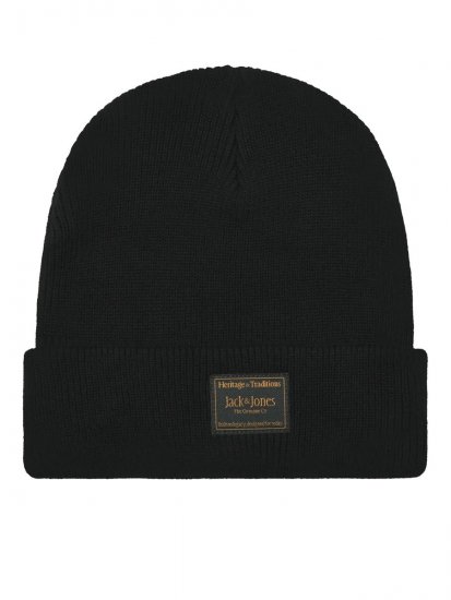 Jack & Jones Attitude Bonnet Noir - Bonnets - 