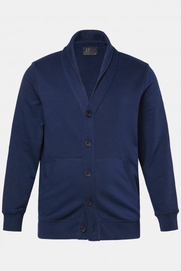 JP1880 Sweat Jacket Shawl Collar Navy - Sweatshirts & Hoodies - Sweatshirts/Hoodies grande taille homme