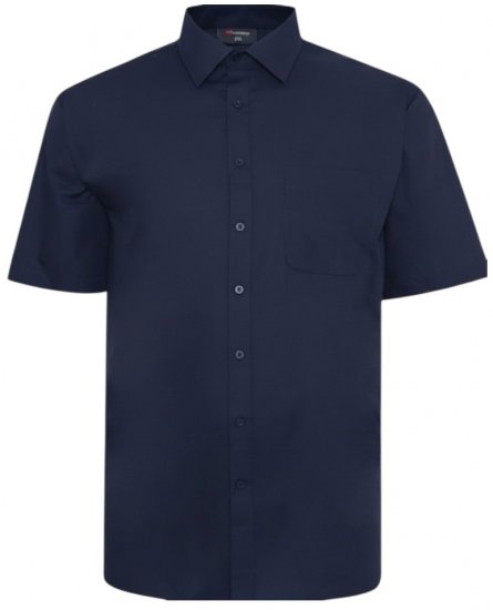 Espionage SH147 Chemise à Manches Courtes Bleu Marine - Chemises - Chemises Grandes Tailles Hommes