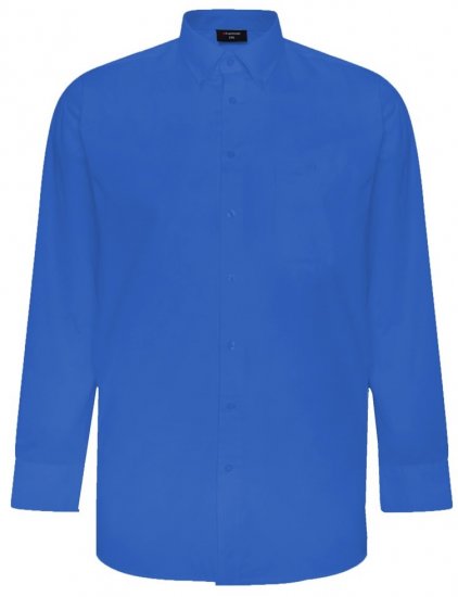 Espionage SH150 chemise manches longues bleue - Chemises - Chemises Grandes Tailles Hommes