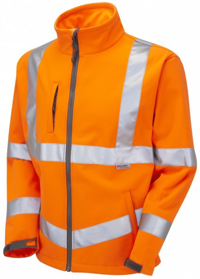 Leo Buckland Softshell Jacket Orange - Vêtements de travail - Vêtements de travail grandes tailles