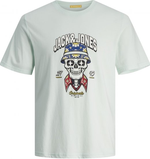 Jack & Jones JORCOCONUT T-shirt Skylight - T-shirts - T-shirts Homme Grande Taille