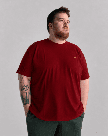 Motley Denim Stockholm T-shirt Red - T-shirts - T-shirts Homme Grande Taille