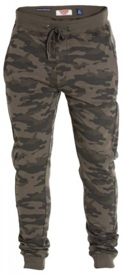 D555 Sutton Sweatpants Camo - Pantalons/shorts de survêtement - Survêtement/jogging grandes tailles