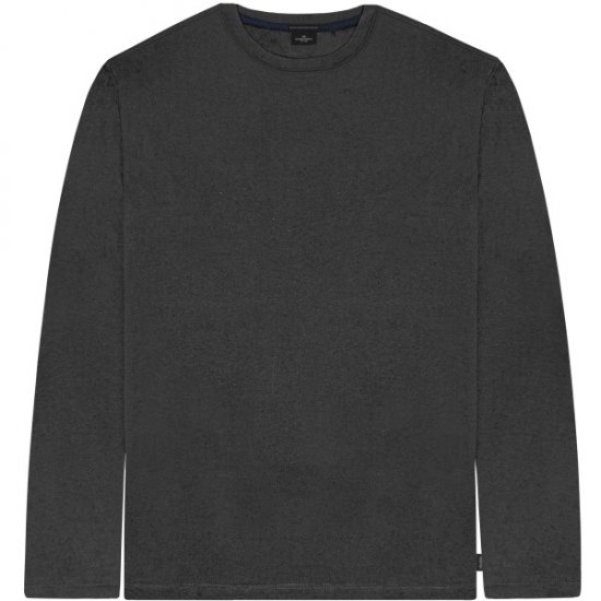 Double Outfitters TS-9170 Long Sleeve T-Shirt Anthracite - T-shirts - T-shirts Homme Grande Taille
