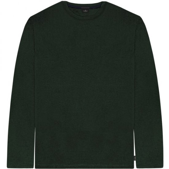 Double Outfitters TS-9170 Long Sleeve T-Shirt Forest Green - T-shirts - T-shirts Homme Grande Taille