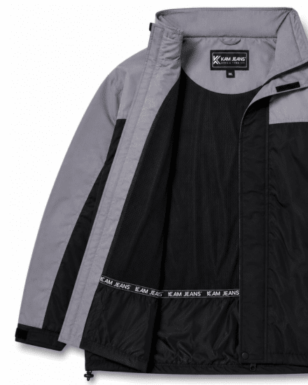 Kam Jeans 439 Softshell Jacket Black - Vestes - Vestes homme grandes tailles
