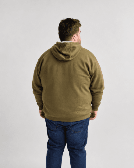 Motley Denim Copenhagen Hoodie Dark Khaki - Sweatshirts & hoodies - Sweatshirts/Hoodies grande taille homme