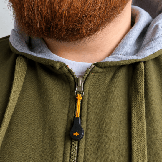 Motley Denim Copenhagen Hoodie Dark Khaki - Sweatshirts & hoodies - Sweatshirts/Hoodies grande taille homme