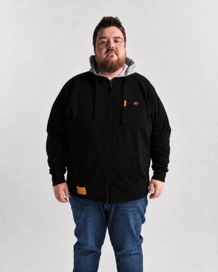 Motley Denim Copenhagen Hoodie Black - Sweatshirts & hoodies - Sweatshirts/Hoodies grande taille homme