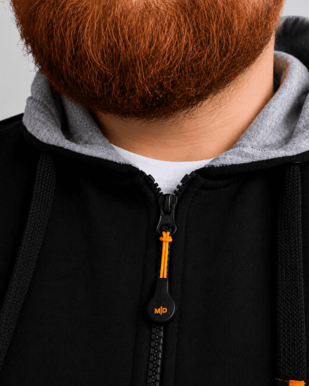 Motley Denim Copenhagen Hoodie Black - Sweatshirts & hoodies - Sweatshirts/Hoodies grande taille homme