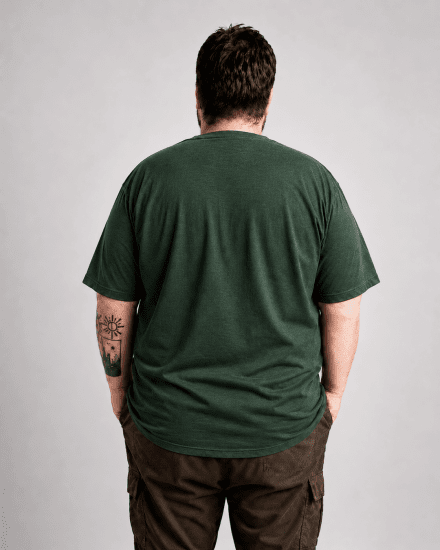 Motley Denim Milan T-shirt Vert racing - T-shirts - T-shirts Homme Grande Taille