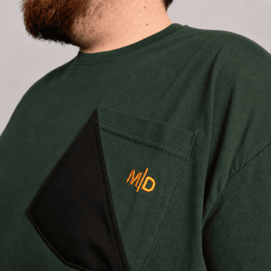 Motley Denim Milan T-shirt Vert racing - T-shirts - T-shirts Homme Grande Taille