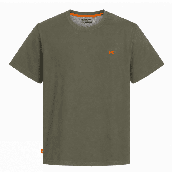 Motley Denim Stockholm T-shirt Dark Khaki - T-shirts - T-shirts Homme Grande Taille