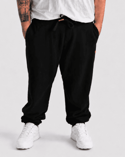 Motley Denim Berlin Sweatpants Black - Pantalons/shorts de survêtement - Survêtement/jogging grandes tailles