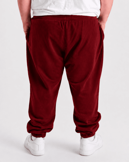 Motley Denim Berlin Sweatpants Red - Pantalons/shorts de survêtement - Survêtement/jogging grandes tailles