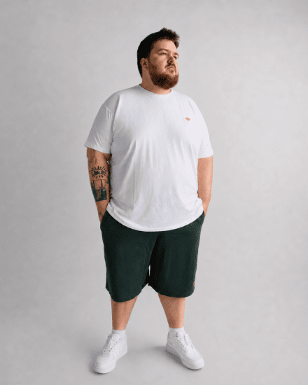 Motley Denim Paris Sweatshorts Racing Green - Pantalons/shorts de survêtement - Survêtement/jogging grandes tailles