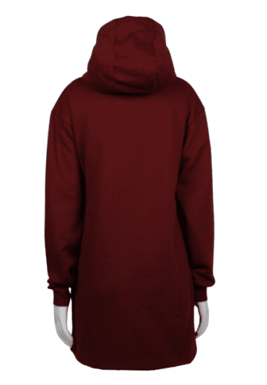 Nora Mikken KRISTINA Long Hoodie Burgundy - Sweatshirts & hoodies - 