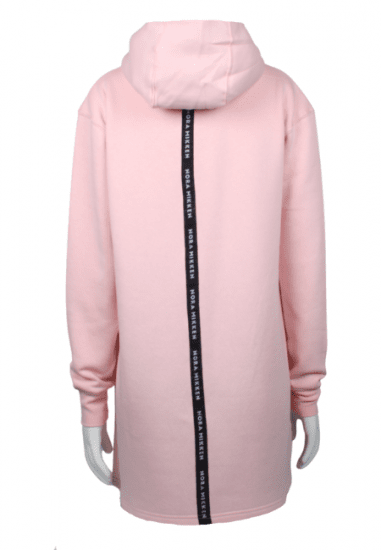 Nora Mikken KADRI WHITE Long Hoodie Pink - VÊTEMENTS FEMME XS-XXL - 