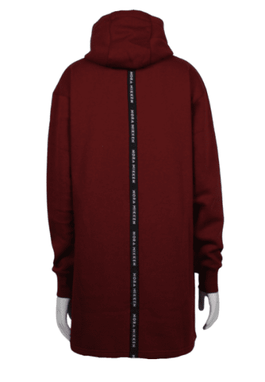Nora Mikken KADRI Long Hoodie Burgundy - Sweatshirts & hoodies - 
