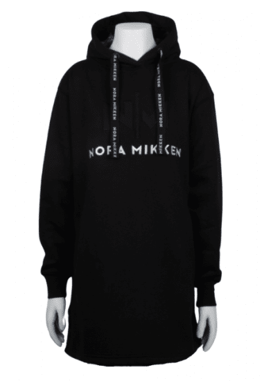 Nora Mikken KADRI Long Hoodie Black - Sweatshirts & hoodies - 
