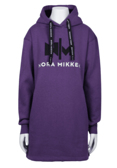 Nora Mikken KADRI Long Hoodie Purple - Sweatshirts & hoodies - 