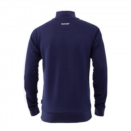 Slazenger Vince Track Jacket Navy - Sweatshirts & hoodies - Sweatshirts/Hoodies grande taille homme