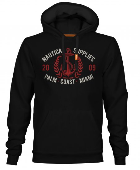 Motley Denim Yarm Hoodie Black - Sweatshirts & Hoodies - Sweatshirts/Hoodies grande taille homme