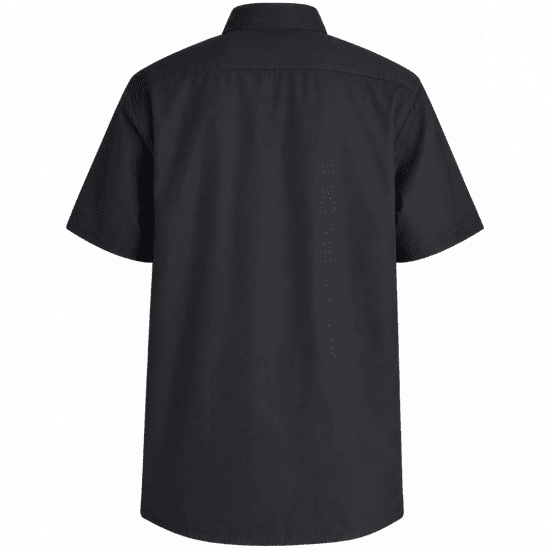 Motley Denim Zagreb Chemise manches courtes Noir - Chemises - Chemises Grandes Tailles Hommes