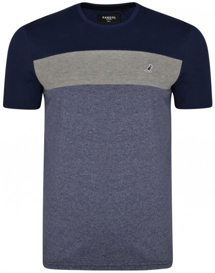 Kangol Zeek T-shirt Blue - T-shirts - T-shirts Homme Grande Taille